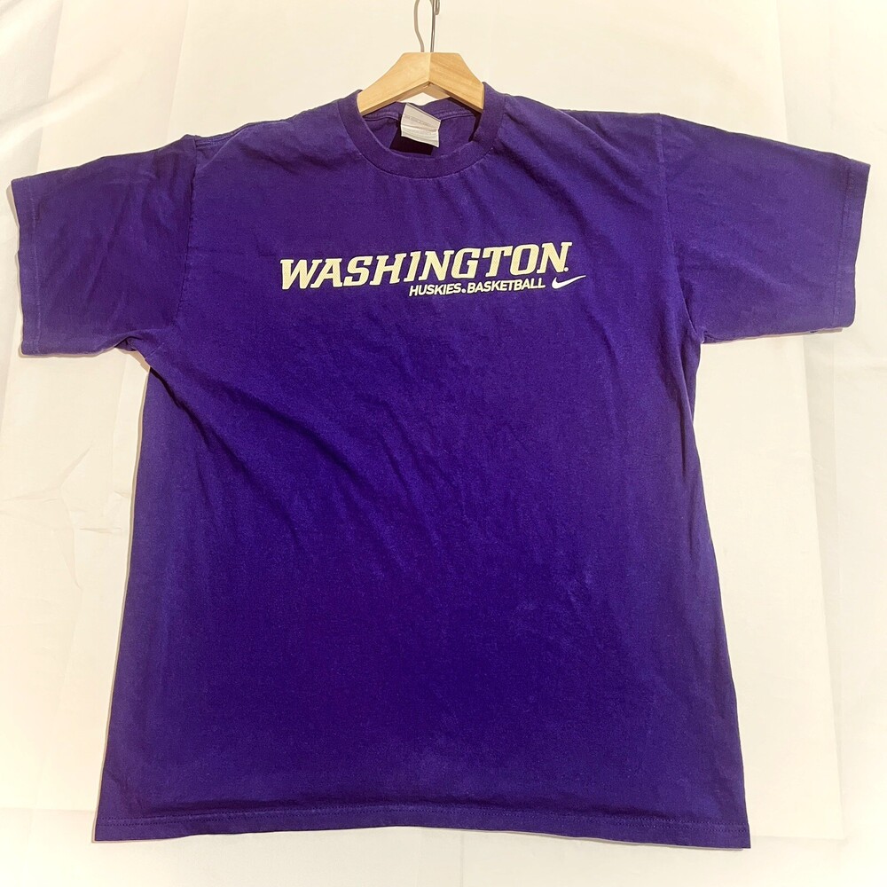 Vintage Washington Huskies Shirt Mens Large Nike Team Shirt Warm Up